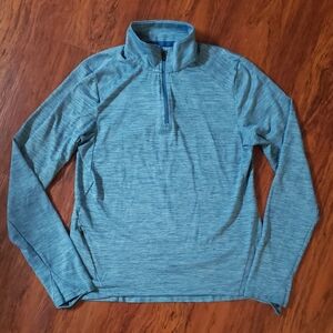 REI Blue Quarter-Zip Pullover Baselayer Size XS